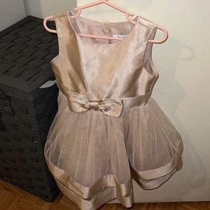 Toddler champagne dress